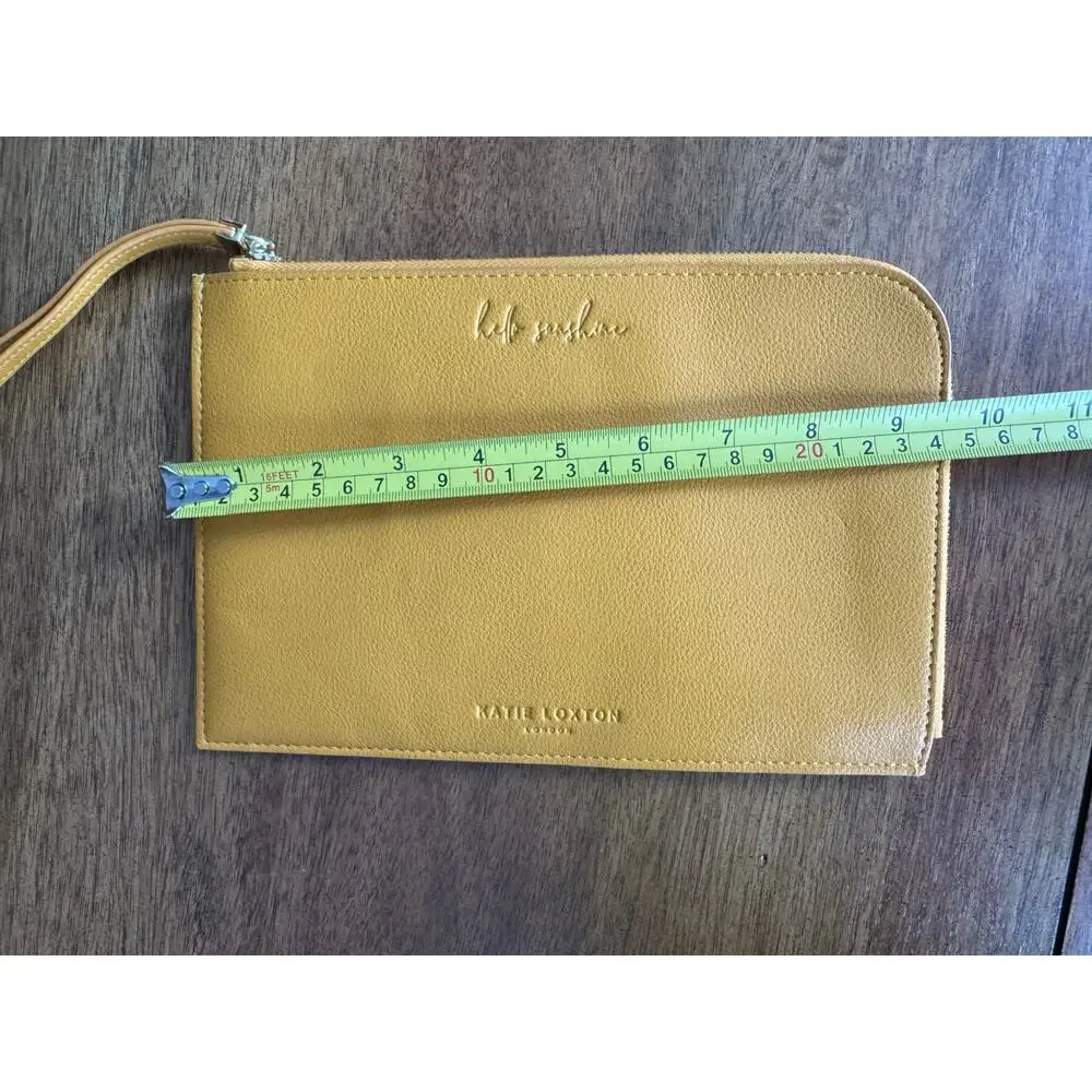 Katie Loxton Hello Sunshine Yellow Wristlet Pouch - Picture 4 of 10